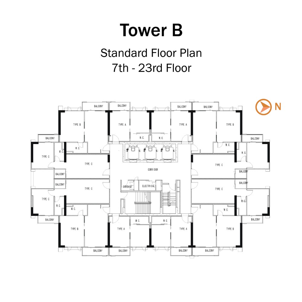 Tower B 7th Floor - 23rd Floor
